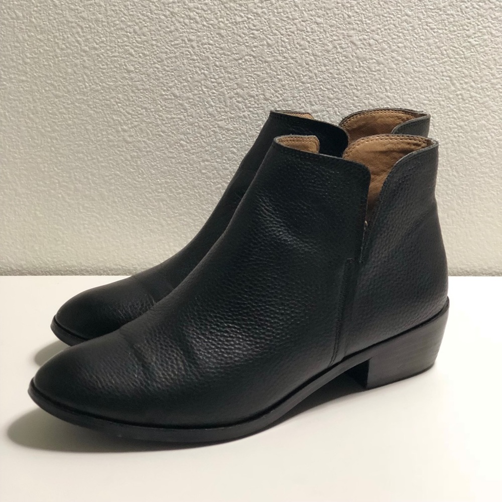 Splendid Black Leather Hamptyn Bootie